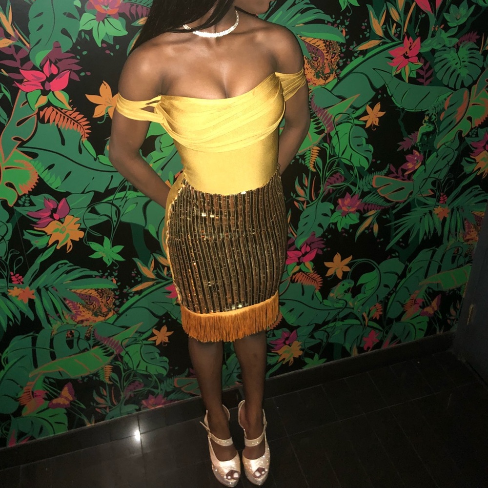 Mustard Yellow Dress